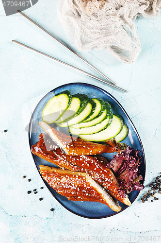 Image of Fried unagi eel