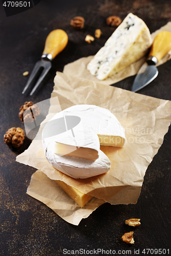 Image of Different types of cheese