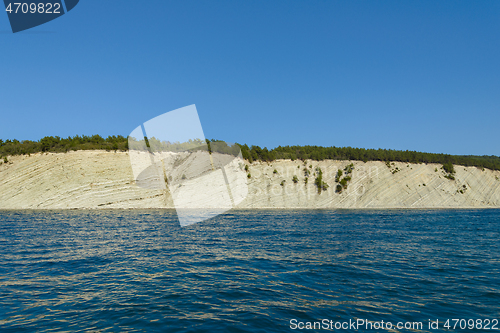 Image of View of the coast from the sea