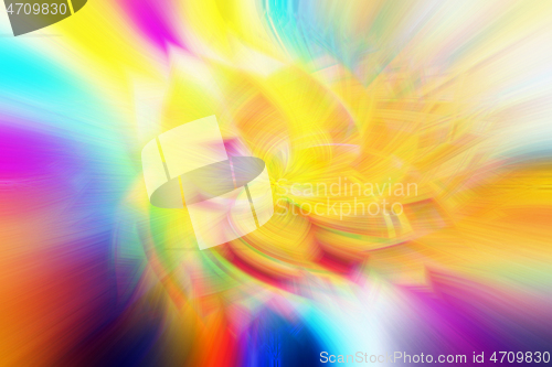 Image of Background of rainbow swirling flower texture
