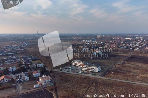 Image of Aerial photo countryside