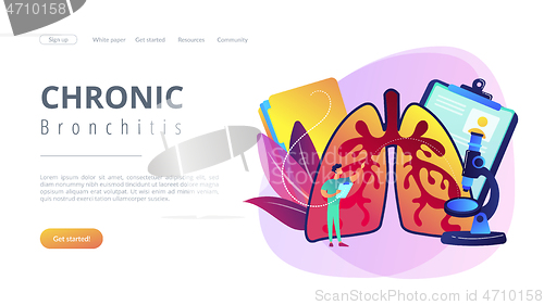 Image of Obstructive pulmonary disease concept landing page.