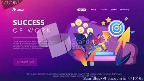 Image of Motivation concept landing page.