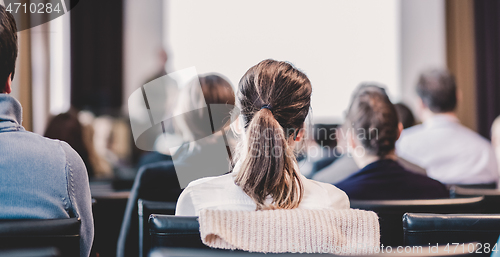 Image of Audience in the lecture hall.