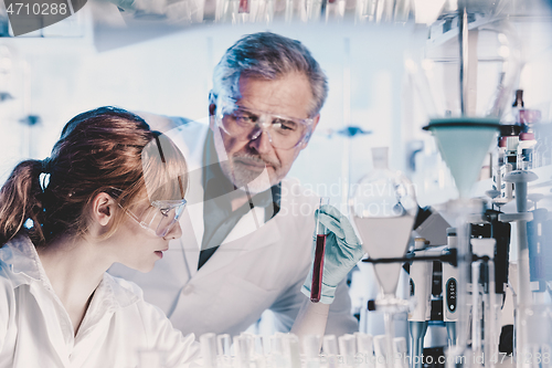 Image of Health care researchers working in scientific laboratory.