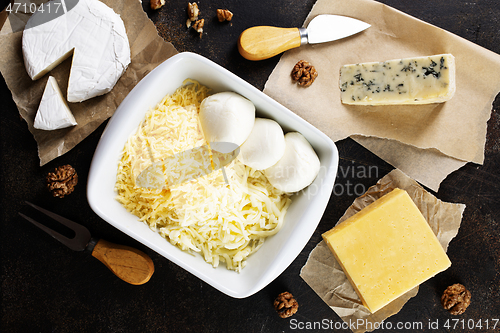 Image of Different types of cheese