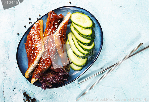 Image of Fried unagi eel