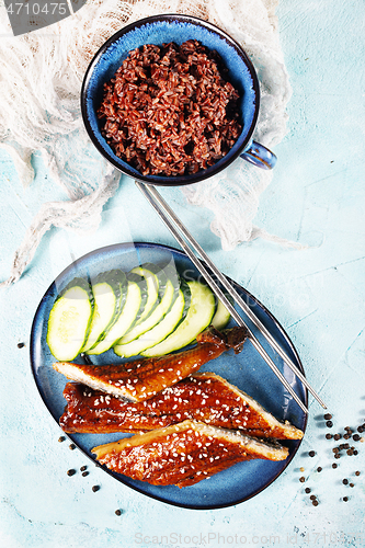 Image of Fried unagi eel