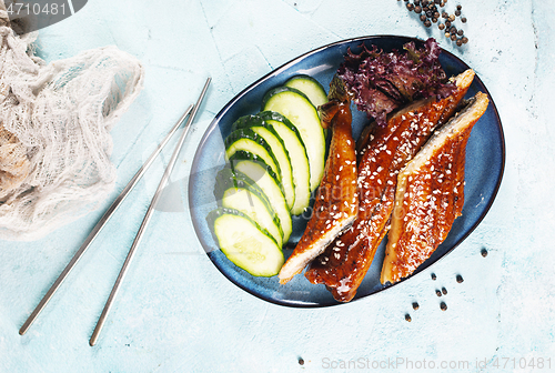 Image of Fried unagi eel