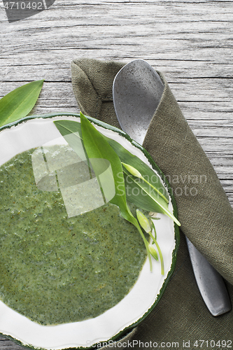 Image of Wild garlic soup