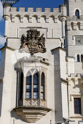 Image of Czech Republic - white castle Hluboka nad Vltavou