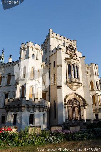 Image of Czech Republic - white castle Hluboka nad Vltavou