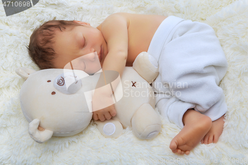 Image of cute newborn baby