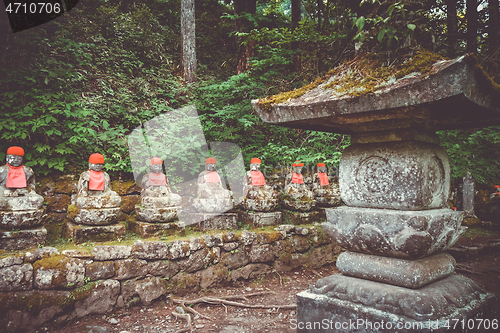 Image of Narabi Jizo statues, Nikko, Japan