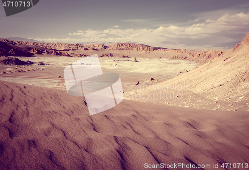 Image of Sand dunes in Valle de la Luna, San Pedro de Atacama, Chile