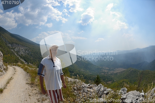 Image of senoir male hiker