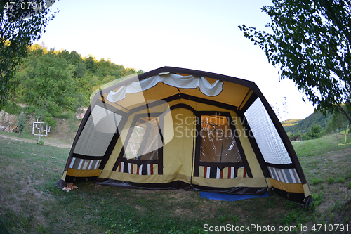 Image of camping tent