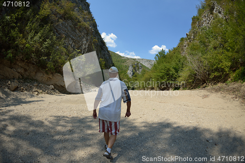 Image of senoir male hiker
