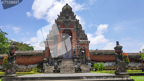 Image of The gate of Pura Taman Ayun Temple in Bali