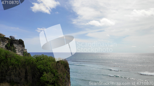 Image of Cliff at Uluwatu Temple or Pura Luhur Uluwatu