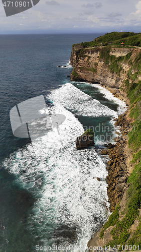 Image of Cliff at Uluwatu Temple or Pura Luhur Uluwatu