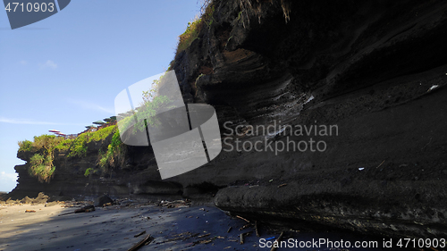 Image of Cliff near Tanah Lot Temple in Bali 