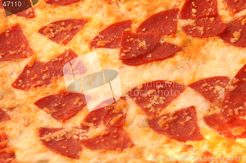 Image of brick oven pizza macro