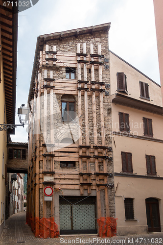 Image of House repair after earthquake