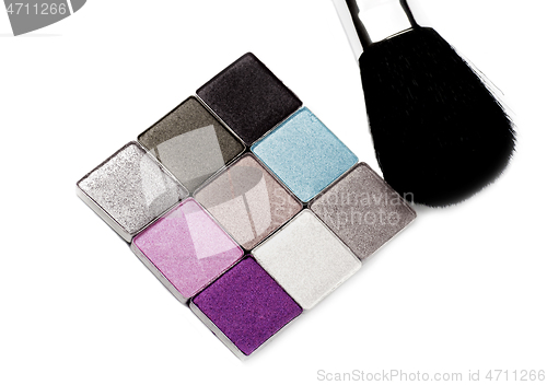 Image of Eyeshadow Palette and Brush 