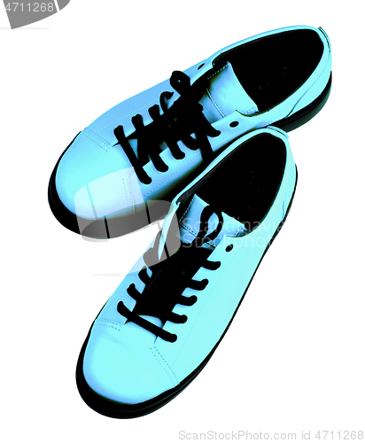 Image of Luxury Blue Shoes