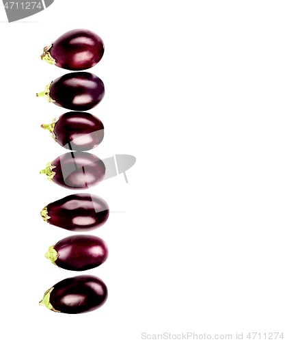 Image of Raw Small Eggplants