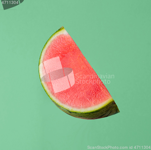 Image of fresh raw watermelon piece