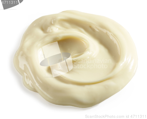 Image of melted white chocolate