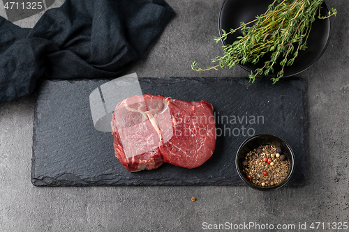 Image of fresh raw steak