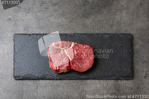 Image of fresh raw steak