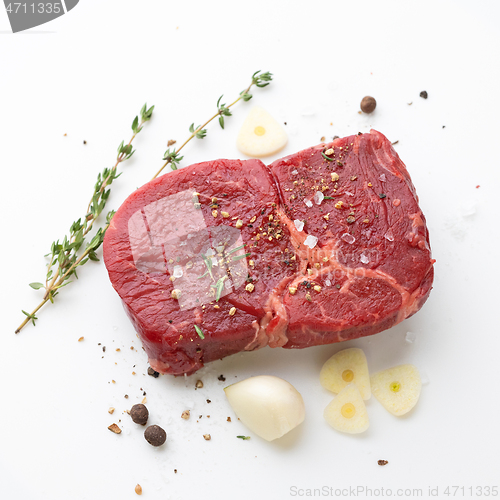 Image of fresh raw steak