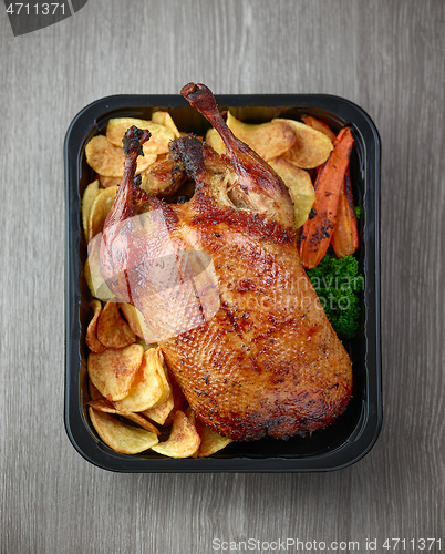 Image of freshly roasted duck