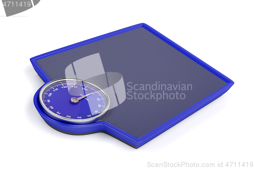 Image of Blue weight scale