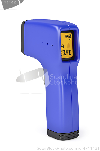 Image of Blue infrared thermometer