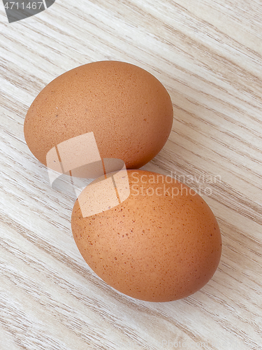 Image of Fresh two eggs