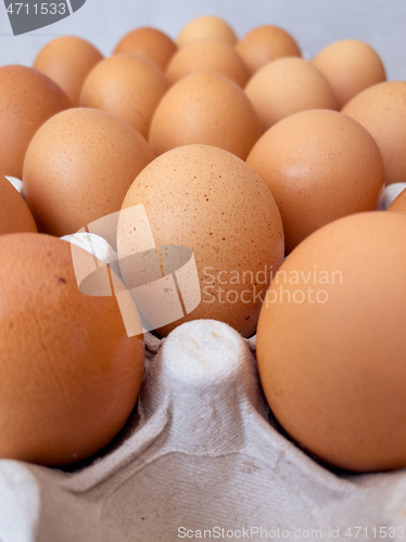 Image of Eggs in a box