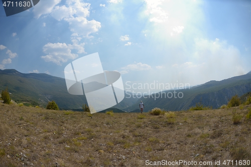 Image of senoir male hiker