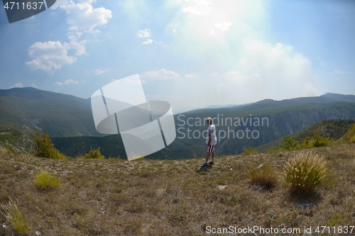 Image of senoir male hiker