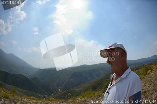 Image of senoir male hiker