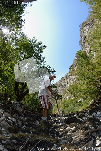 Image of senoir male hiker