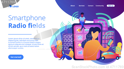 Image of Radio fields influence concept landing page.