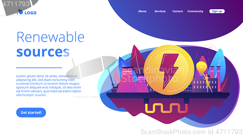 Image of Geothermal energy concept landing page.