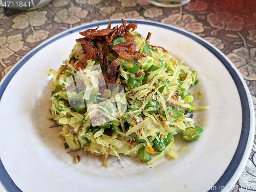 Image of Lawar, a traditional dish from Bali