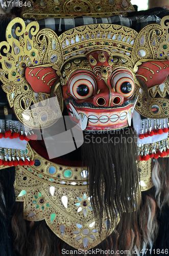 Image of Barong and Rangda used in Bali traditional religious dance