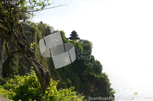 Image of Pura Luhur Uluwatu temple in Bali, Indonesia